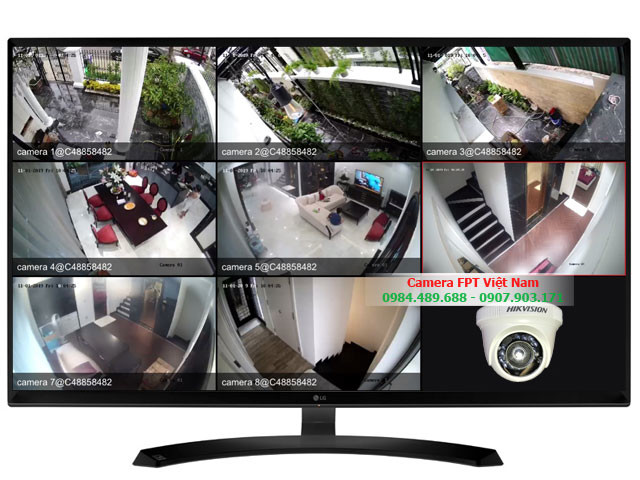 Màn hình hiển thị Camera Hikvision Turbo HD 720P