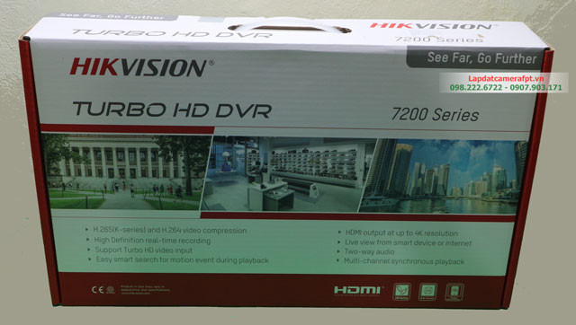 Đầu ghi hikvision 4 kênh DS-7204HQHI-K1 nguyên hộp