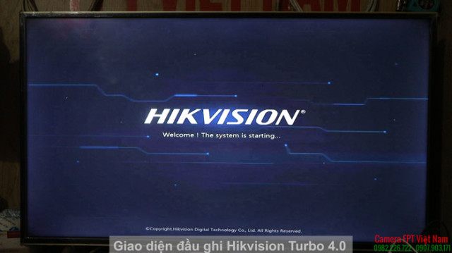 Giao diện đầu ghi Hikvision Turbo 4.0