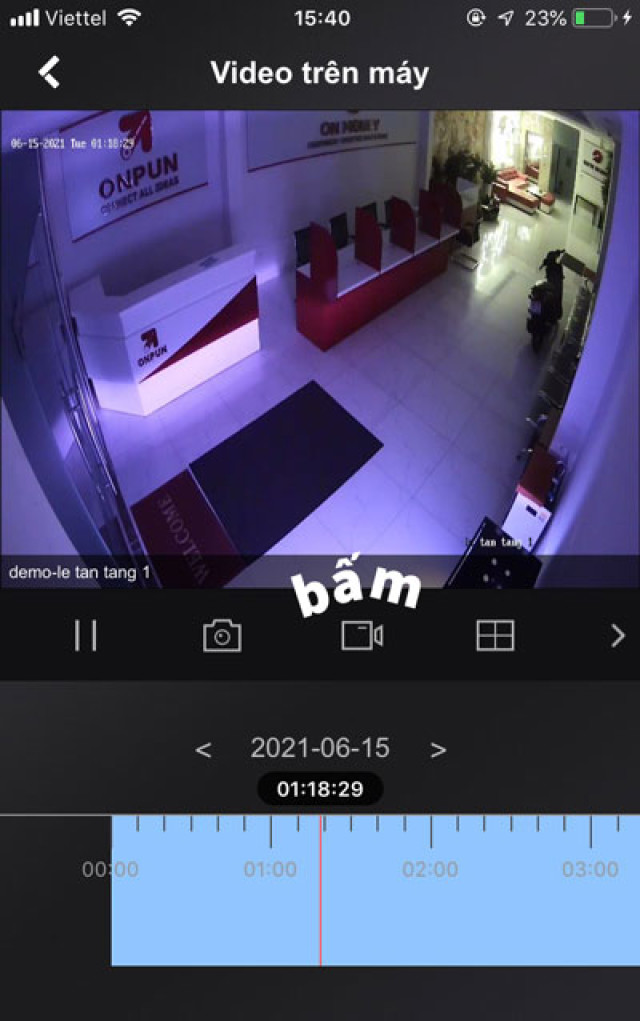 Tải video từ camera dahua về điện thoại
