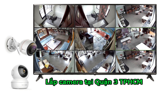 Lắp camera tại nhà ở Quận 3 TPHCM
