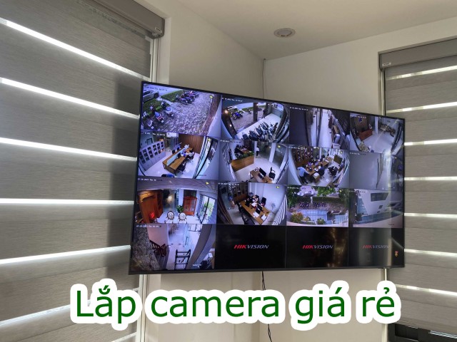 Lắp camera giá rẻ hình ảnh siêu nét