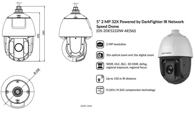 Catalog camera DS-2DE5232IW-AE