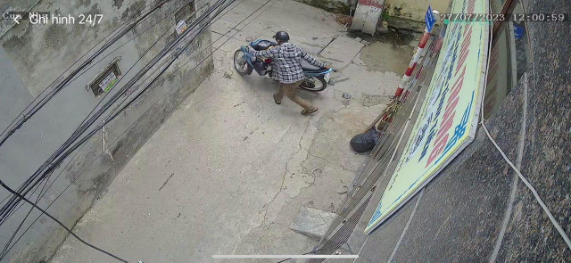 Lắp camera có dây ngoài trời bắt trộm